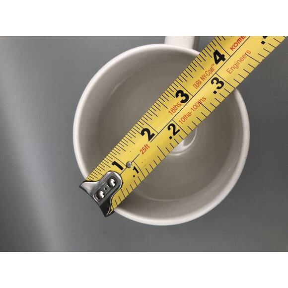 2007 Starbucks Coffee Ceramic Mug Cup White Mermaid Logo 14 Fl Oz Cleaned 4”Tall - Picture 8 of 10